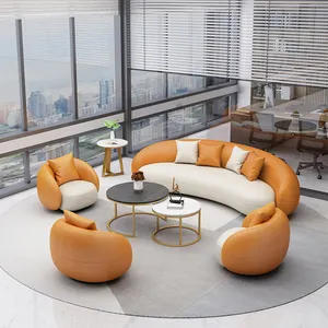 Nórdico luz luxo escritório sofá lounge área hotel lobby recepção negociação salão de beleza arco