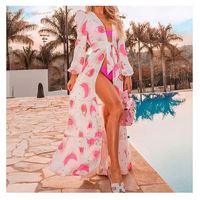 GIMILY – maillot de bain Sexy pour femmes, imprimé voile, protection solaire, couverture de plage, oem, Offre Spéciale
