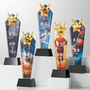 Crystal <b>Trophy</b> Laser Engraved Digital Printing Award Supplies Durable Business Gift Corporate Event Souvenir - Product Image 3
