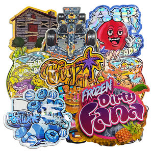 Boom Bubble 3,5g <span class=keywords><strong>Mylar</strong></span>-Beutel High Limit Matt Geruchsdicht Doypack Kindersicher Wiederverschließbar Reißverschluss Gestanzte <span class=keywords><strong>Mylar</strong></span>-Beutel - Product Image 1