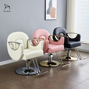 Fauteuil de Barbier Inclinable en Cuir de Luxe de Haute Qualité pour Salon de Coiffure – Fabrication Professionnelle - Product Image 1