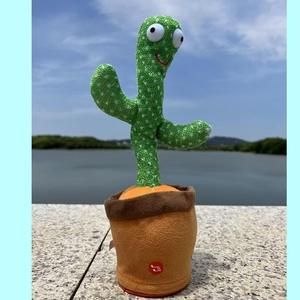 Jouet cactus parlant et dansant interactif pour bébé, imite les sons, joue 120 chansons, super doux, rembourrage en coton PP, lumières LED, cadeau pour bébé - Product Image 6
