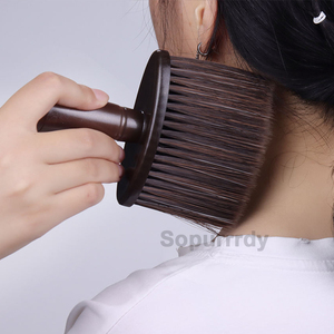 Custom Logo Soft <b>Bristle</b> Cleaning <b>Brushes</b> Barber Neck Duster <b>Brush</b> Professional and Soft Neck <b>Brush</b> for <b>Hair</b> Cutting Neck Duster - Product Image 4