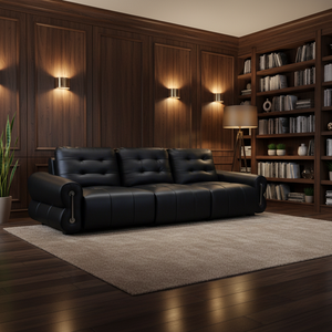 Boloni 2025สินค้าใหม่วัสดุหนังสไตล์มินิมอลชุดโซฟาแบ่งส่วนรูปตัว L สำหรับห้องนั่งเล่นโรงแรมโรงพยาบาล - Product Image 2