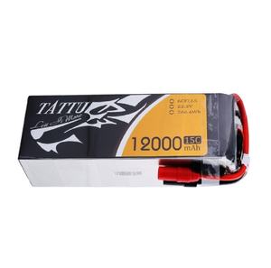 Умная батарея TATTU 6S XT90 AS150 XT150 12000mAh 22,2 V 15C 6S литиевая 15C 22,2 V 15C XT90 AS150 XT150 умная батарея - Product Image 1