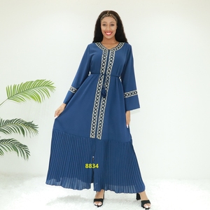 Abito africano manica <span class=keywords><strong>a</strong></span> <span class=keywords><strong>palloncino</strong></span> abaya AY moda 8834 Cameroon abbigliamento da donna - Product Image 3