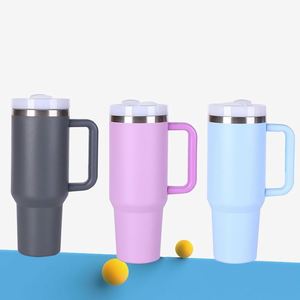 En Stock: Vaso Térmico de Acero Inoxidable Personalizado de 1200ml (40 oz) con Recubrimiento en Polvo y Popote para Artículos Promocionales y Fiestas - Product Image 4