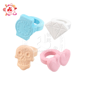 4 in 1 혼합 시계, 다이아몬드, 하트 모양, 해골 헤드 링 프레스 캔디 - Product Image 1