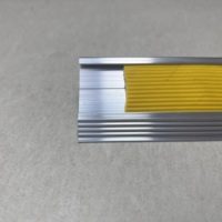 Solution de nez de marche en aluminium et PVC moderne de qualité fiable avec construction durable et sécurité pour la rénovation des escaliers