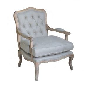 Cổ Điển Thoải Mái Pháp Louis Bọc Ghế Vải Lanh S1070 - Product Image 2