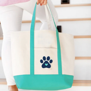 थोक कस्टम कपास कैनवास कढ़ाई टोट बैग ब्लॉक छाया बैग छाया बैग व्यक्तिगत यात्रा समुद्र तट हैंडबैग के लिए व्यक्तिगत यात्रा समुद्र तट हैंडबैग - Product Image 3