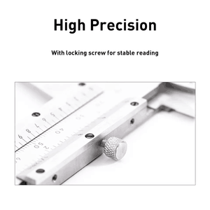 Dasqua Pied à coulisse industriel en acier inoxydable de haute précision 0-150mm 0-6 "Pied à coulisse analogique Outils de mesure Calibrador Vernier - Product Image 4