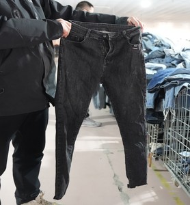 Jeans Usati da Donna a Gamba Larga in Denim, Stile Plazo, Vendita all'Ingrosso per il Mercato Africano 38-100Kg - Product Image 3