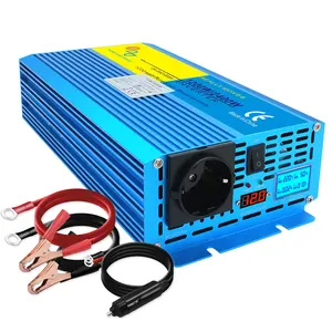 Ce chứng nhận 1kw 2kw 1200W 2400W Sine Wave INVERTER 12 Volt đến 230 volt tự động nguồn biến tần