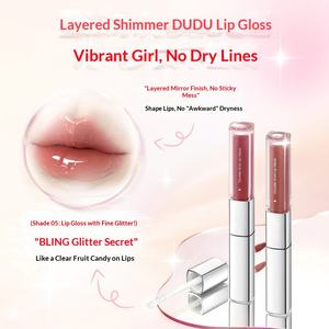 Матовый блеск для губ DuDu, увлажняющий, водостойкий, двойной слой, бархатный, для женщин, OEM - Product Image 2