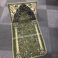Haute qualité nouveau Design tapis de prière musulman tapis de couloir tapis Sejadah tapis de prière avec dossier