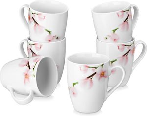 <span class=keywords><strong>Mug</strong></span> en <span class=keywords><strong>porcelaine</strong></span> <span class=keywords><strong>fine</strong></span> 10oz-11oz, <span class=keywords><strong>mug</strong></span> à café au design classique, compatible lave-vaisselle et micro-ondes, sans danger pour les aliments - Product Image 2