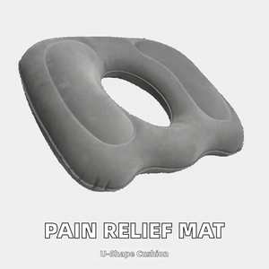 Portable Inflatable Donut-Shaped Sitting Pad Health Care <strong>Pillow</strong> for Sciatica Tailbone Bed Sores Relief for Travel Office Use - Product Image 2