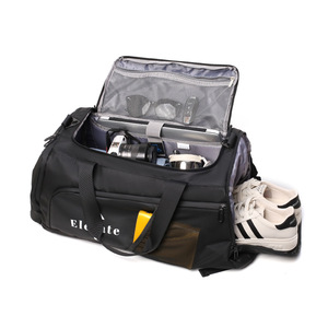 Custom Wholesale Custom Large Capacity Duffle Backpack Mens <b>Travel</b> Bags Waterproof Sports Gym Duffel Bag With Shoe Compartment - Product Image 3