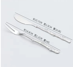 DFU233 - Letrero Creativo para Postres, Letrero para Pastel, Letrero para Frutas, de Acero Inoxidable 304, con 2 Palillos para Frutas - Product Image 4