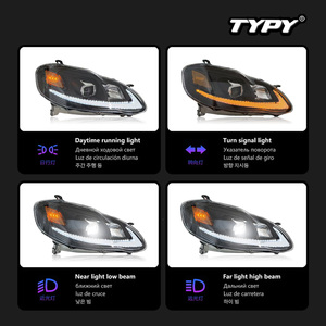 TYPY Nuevo Faro LED de 12V para 2003-2008 (Especificaciones para EE. UU.) con Lentes Láser, Luces de Circulación Diurna y Señales de Giro - Product Image 4