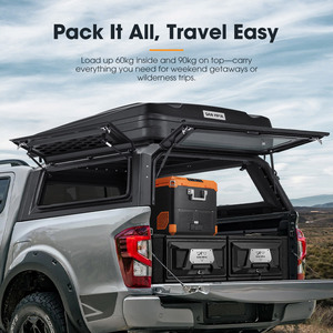 Organiseur de coffre de voiture étanche SAN HIMA UTE 4x4, tiroir multi-compartiments, rangement pour pick-up, tiroir de lit de camionnette, tiroir de véhicule de 700 mm - Product Image 4