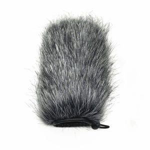 Funda de Micrófono de <span class=keywords><strong>Peluche</strong></span> en Existencia, Protector de Viento para Micrófono de Mano para Entrevistas - Product Image 2