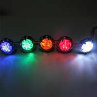 Ampoule LED imperméable conforme à la norme ip68, lumière multicolore, luminaire féerique, idéal pour un salon, rvb, E14 2W