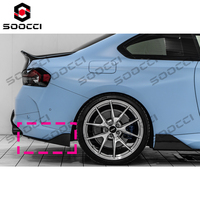 Kit de séparateurs latéraux de pare-chocs arrière en fibre de carbone sèche TAKD, finition brillante, pour BMW G42 M240i 2023-2025
