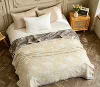 Couverture matelassée en chanvre jacquard écologique quatre saisons 200x230cm - Usage domestique - Manwan