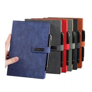 High Quality Business Office Custom Printed Leather Cover Travelers <b>Journal</b> Notebook A5 - Product Image 1