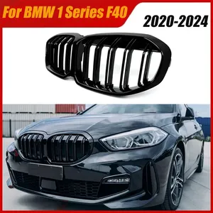 StarNav Pour BMW Série 1 F40 2020-2024 Cache de calandre inférieure à double grille avant, Garniture de couvercle d'aération de spoiler de voiture - Product Image 4