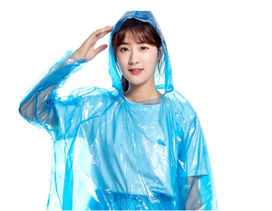 Combinaison imperméable jetable en PE haute performance, poncho <span class=keywords><strong>transparent</strong></span> en plastique, coupe-vent et imperméable, tailles <span class=keywords><strong>XXL</strong></span> XL XXXL 4XL, pour femmes, en EVA - Product Image 4