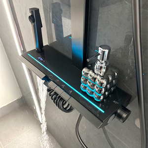 Colonne <span class=keywords><strong>de</strong></span> <span class=keywords><strong>douche</strong></span> moderne pour salle <span class=keywords><strong>de</strong></span> bain, mitigeur <span class=keywords><strong>de</strong></span> <span class=keywords><strong>douche</strong></span>, <span class=keywords><strong>kit</strong></span> <span class=keywords><strong>de</strong></span> robinetterie <span class=keywords><strong>de</strong></span> <span class=keywords><strong>douche</strong></span> à effet pluie, système <span class=keywords><strong>de</strong></span> pomme <span class=keywords><strong>de</strong></span> <span class=keywords><strong>douche</strong></span> intelligente, tuyau - Product Image 2