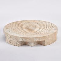 Plateau de service en marbre de style minimaliste pour la décoration intérieure pour la décoration de table de salon Plats et assiettes