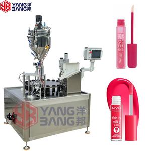 Máquina de llenado de viales de lápiz labial semiautomática para rímel, equipo de producción de maquillaje para esmalte de uñas, Motor de núcleo de aceite de Gel de miel, - Product Image 1