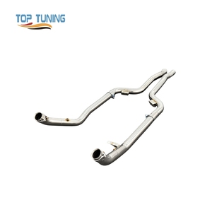 Tuyau de descente en acier inoxydable avec bouclier thermique pour collecteur d'échappement Mercedes-Benz CLS63/<span class=keywords><strong>CLS63S</strong></span> 5.5T 2007-2017 - Product Image 5