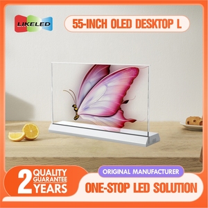Écran tactile <span class=keywords><strong>OLED</strong></span> transparent de 55 pouces pour ascenseurs, magasins de détail, centres commerciaux, signalisation, éducation, affichage d'animations - Product Image 6