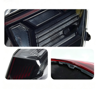   Feu arrière à diode lumineuse Polo 2019-2021, lentille transparente, nouveau feu arrière antibrouillard, de freinage et de clignotant pour pièces automobiles