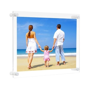 7x9 Pouces Cadres <span class=keywords><strong>Photo</strong></span> En Acrylique Transparent En Gros <span class=keywords><strong>Montage</strong></span> Mural <span class=keywords><strong>Cadre</strong></span> <span class=keywords><strong>Photo</strong></span> Flottant - Product Image 1