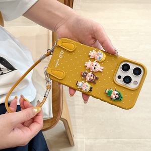 Fundas para Teléfono Móvil con Correa de Lanyard de TPU con Diseño de Bebé Llorón para 11/12/13/14/15/16/17 Pro Max, Magnéticas, Antigolpes, de Lujo - Product Image 5