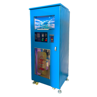 Máquina expendedora de agua de acero de grado alimenticio de 400G y 5 galones, moderna, tipo quiosco individual, para recarga de agua de 1 litro para gimnasios y deportes.