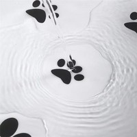 Nappe de table jetable en plastique à motif de vache imprimé dessin animé, personnalisable pour mariage et fête