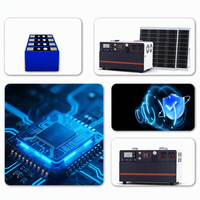 Système de production d'énergie solaire photovoltaïque SH-2020 avec batterie lithium-ion pour usage domestique, alimentation réfrigérateur et climatisation