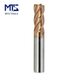 Giá Rẻ HRC55 Độ Tungsten Carbide Thép 4/2Flutes Góc Bán Kính Bóng Phẳng Mũi Gia Công Thô Nhôm Carbide Rắn Cuối Vuông Nhà Máy - Product Image 6