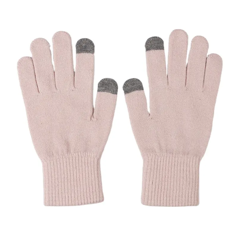 Factory Wholesale Cheap Acrylic Knitted Magic Gloves Fullfinger Half-finger and Mittens winter Touchscreen Gloves