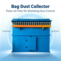 Nouveau Système d'Extraction de Poussière Industriel Personnalisé à Sac Filtrant Robuste et Haute Efficacité pour Bois/Métal/Acier