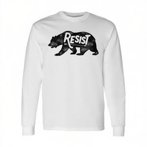 T-shirt vintage a maniche lunghe ALT US National Park con design orso, categoria resistente, T-shirt promozionali - Product Image 2