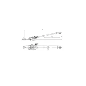 Composant d'extension de biellette inférieure pour tracteur agricole, fabrication en usine, vente en gros, fournisseur spécialisé dans l'exportation en Inde - Product Image 3