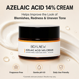 Crème Visage OEM 14% Acide Azélaïque Anti-acné, Éclaircissante, Traitement des Cicatrices Cutanées, Rafraîchissante, Estompe les Cicatrices et les Taches Brunes - Product Image 4